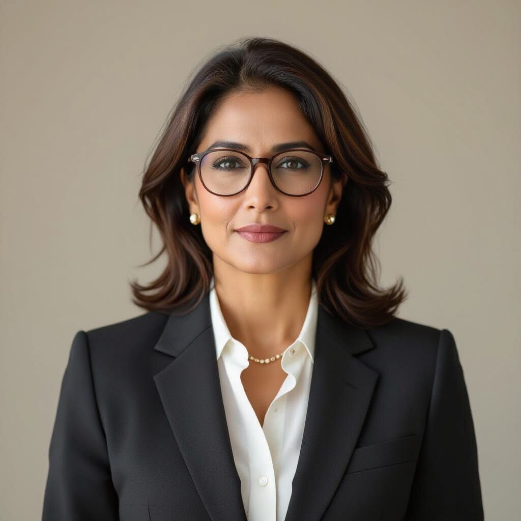 Photorealistic Portrait of an Indian Female Executive