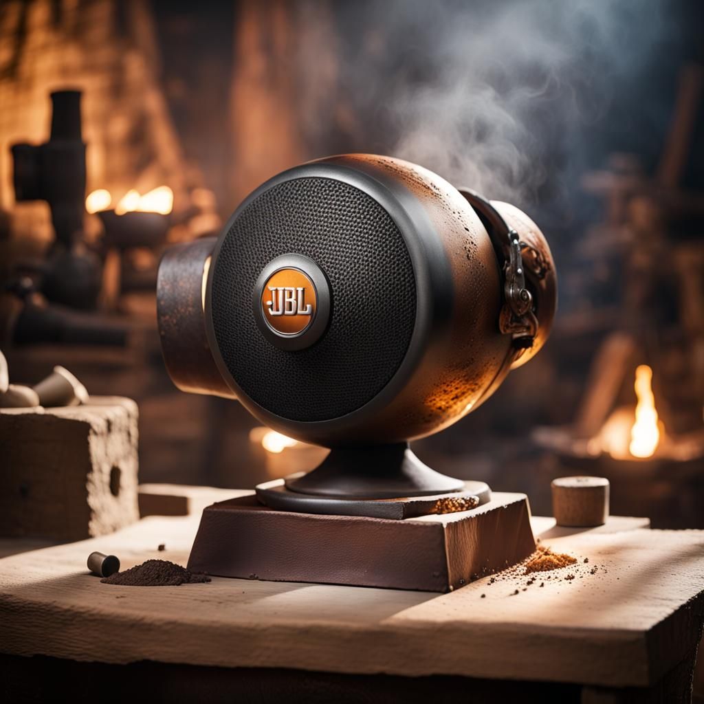 JBL Speaker on Anvil in Dwarf Workshop