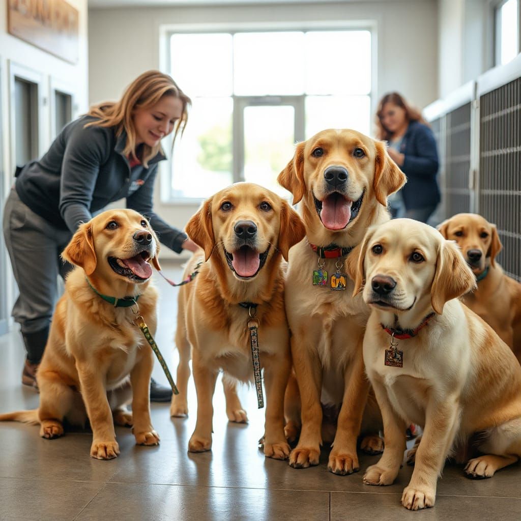 Golden Retrievers Select a Human Companion