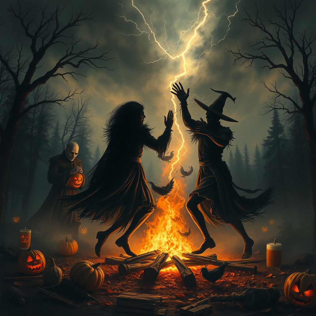 Surreal Shadow Realms in Grimdark Autumnal Darkness