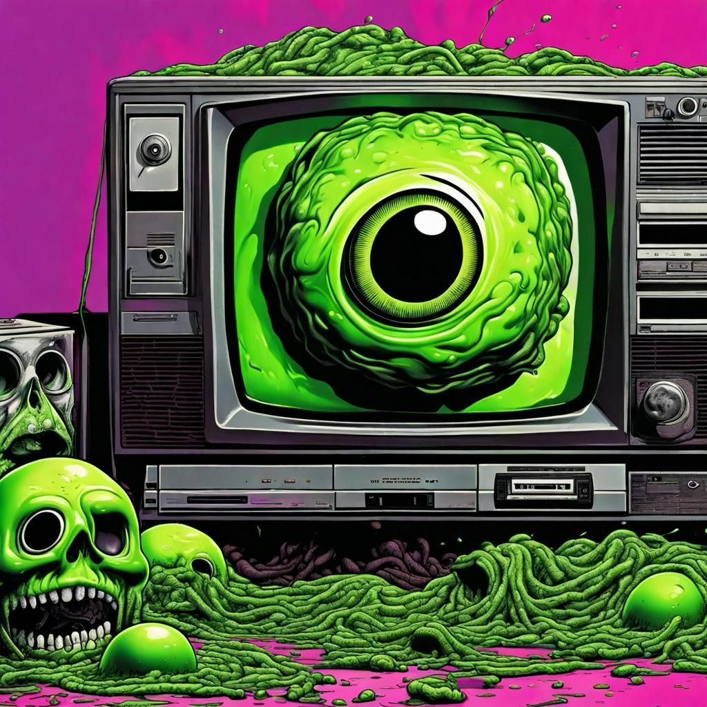 Wasted Youth: 80s Comic Art with Toxic Slime