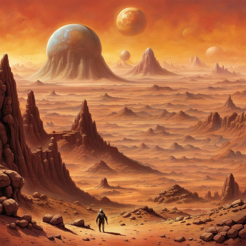 AI Generated Image of Barsoom