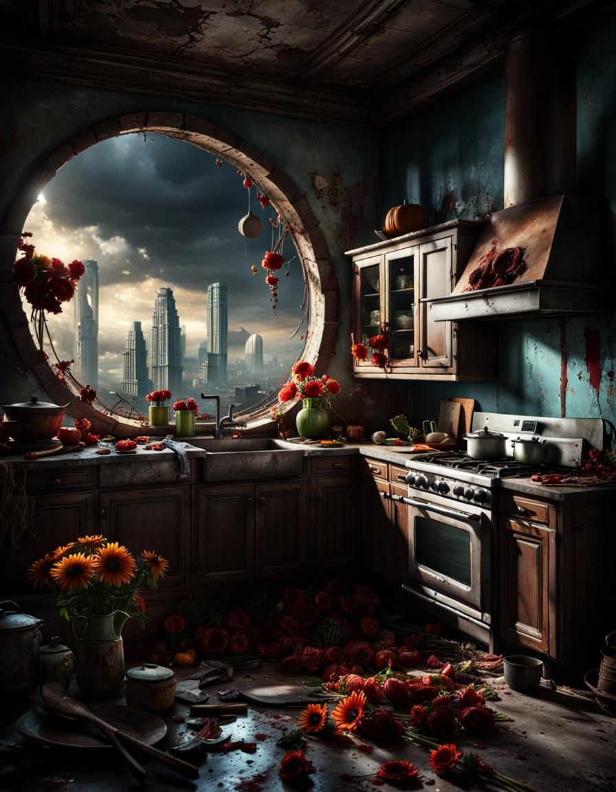 Spooky Bloody Kitchen!