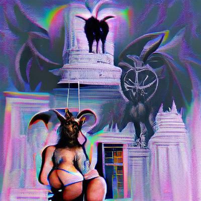 Stylized Image of Baphomet
