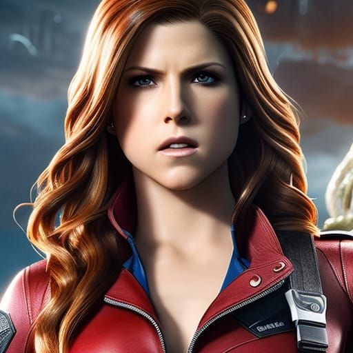 Anna Kendrick as Claire Redfield: Digital Portrait
