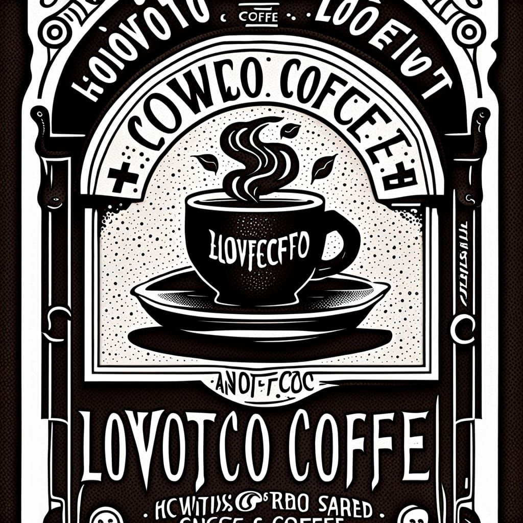 Eldritch Coffee Shop in a Mysterious, Atmospheric Setting