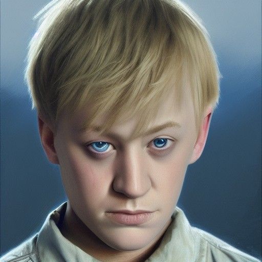 Figurative Oil Painting of an Unusual Scene