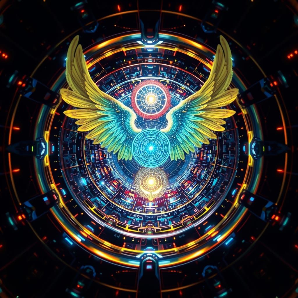 Hyperphrenix Gategod: A Pop Art Screen Print