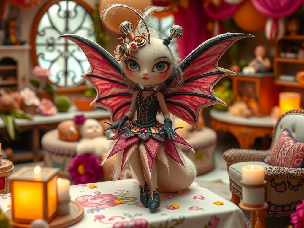 Steampunk Dragon-Fairy at Fantasy Dress-Up Party