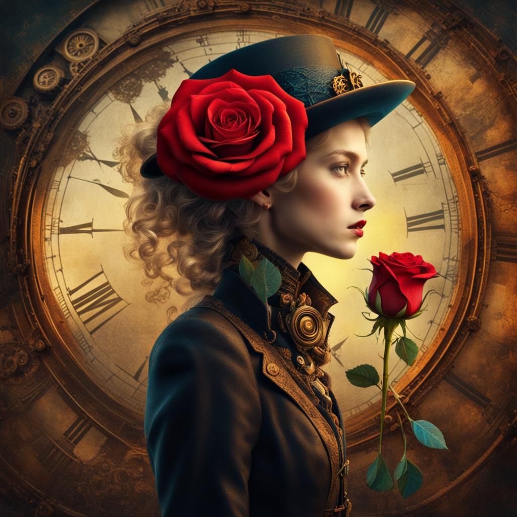 Steampunk Dream Walker in Vivid Colors