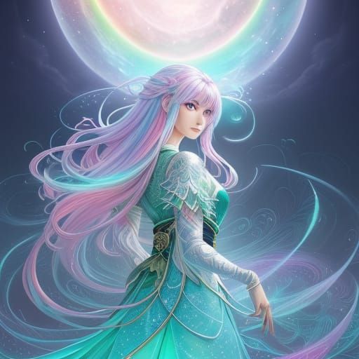 Majestic Meru the Sacropus in Vibrant Anime Style