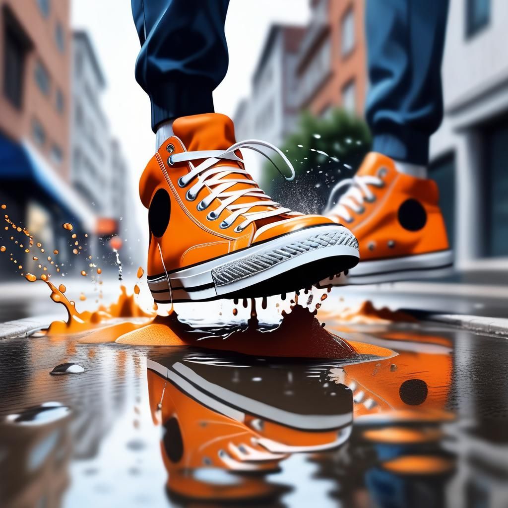 Snickers in a puddle #2