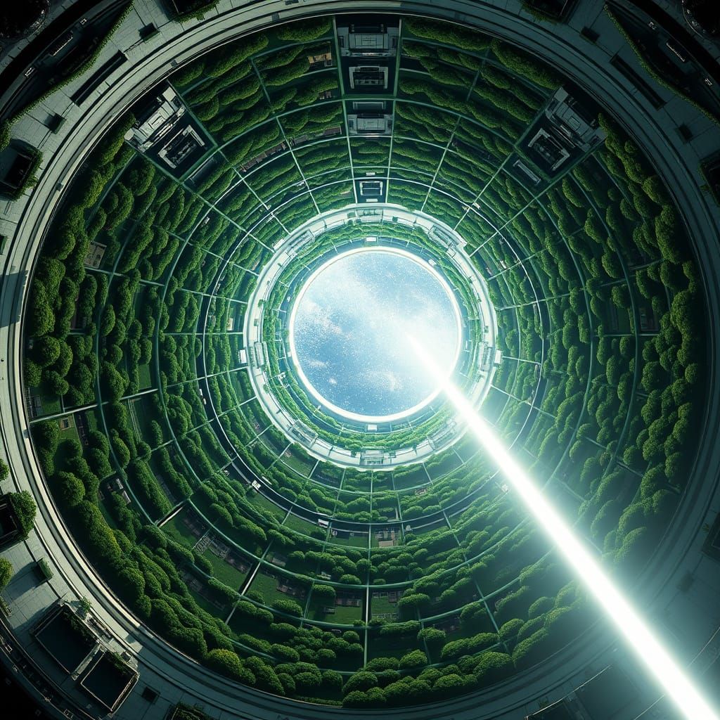 Surreal Space Odyssey in a Giant Generation Ship