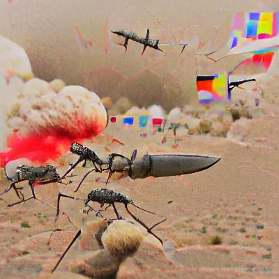 AI Generated Image of War