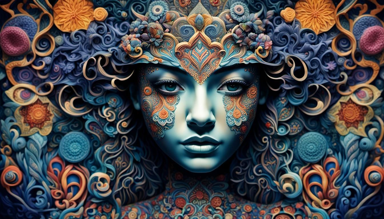 Infinite Consciousness: Psychedelic Art Exploring Enlightenm...