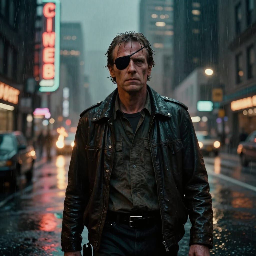Snake Plissken in Dystopian Future New York