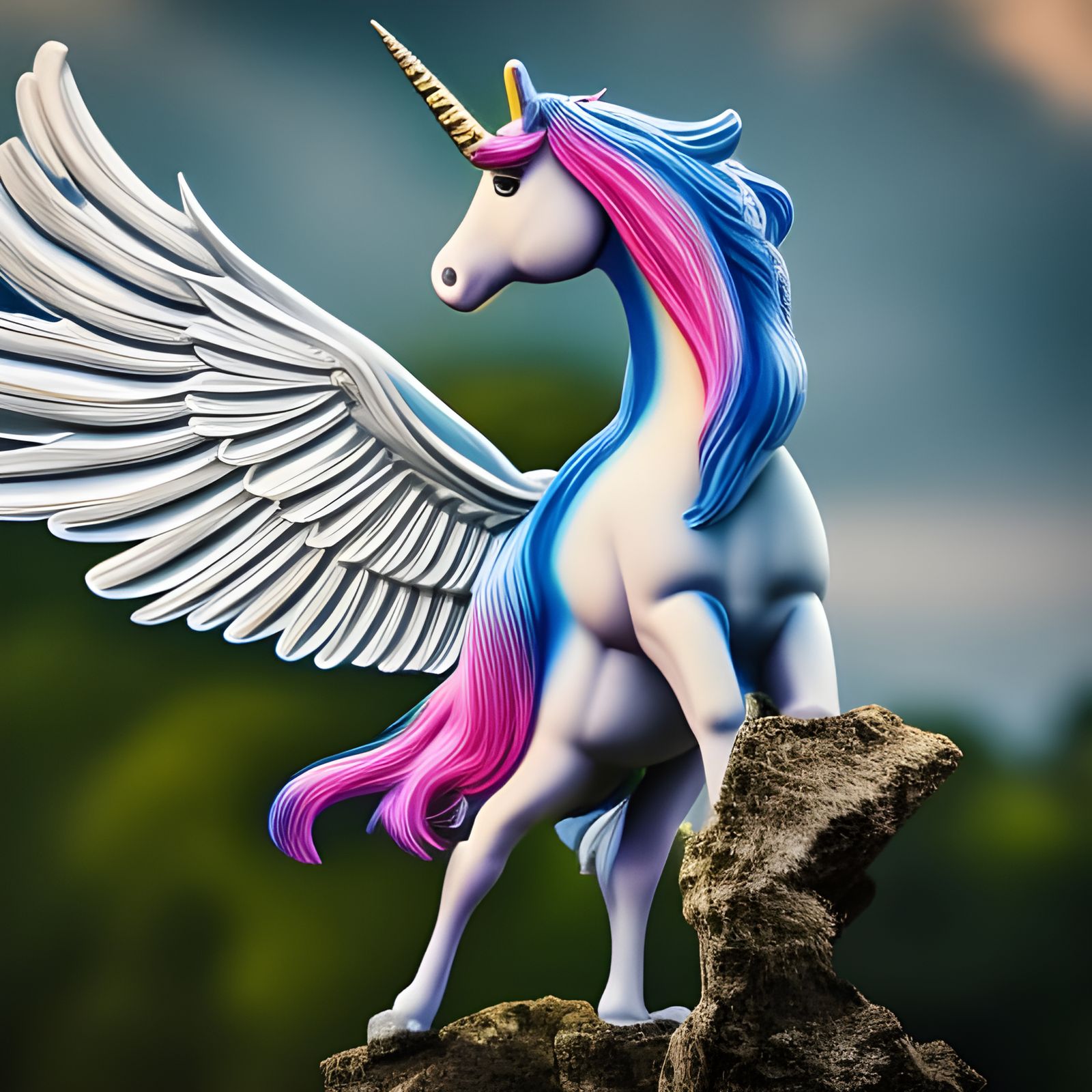 Majestic Winged Unicorn: Professional Photography