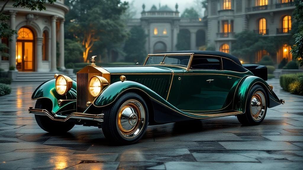 All-Electric 1934 Rolls-Royce Grand Tourer in Mead Style