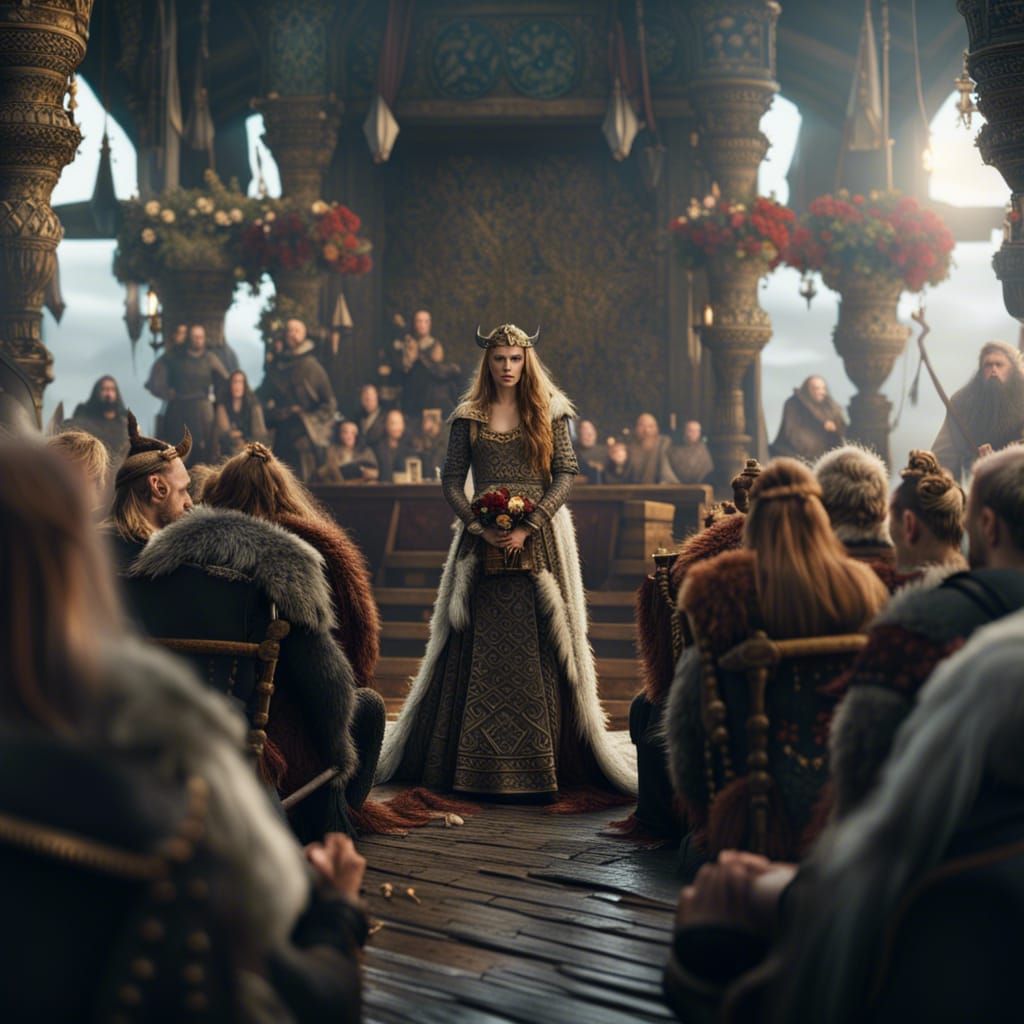 Viking Wedding: Epic Cinematic Digital Matte Painting