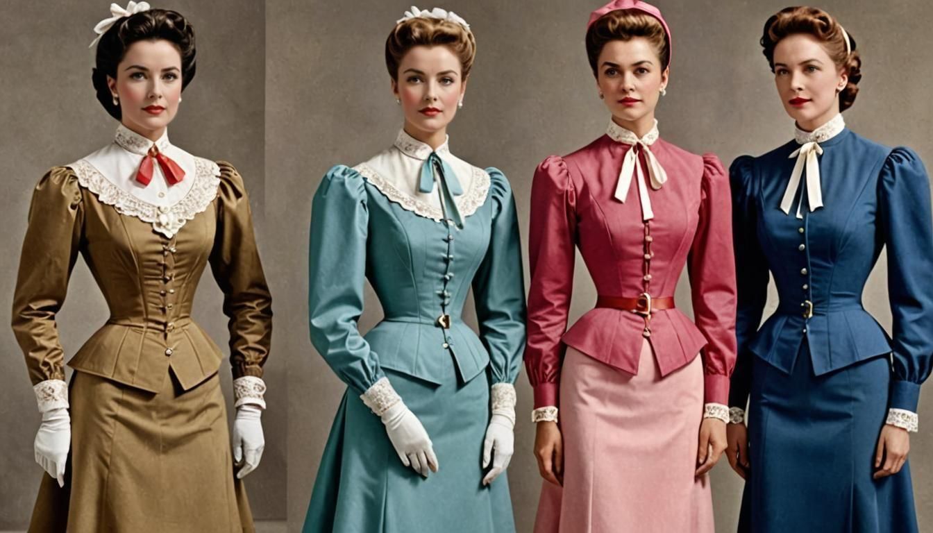 Colorful Hourglass Figures in Formal Wear