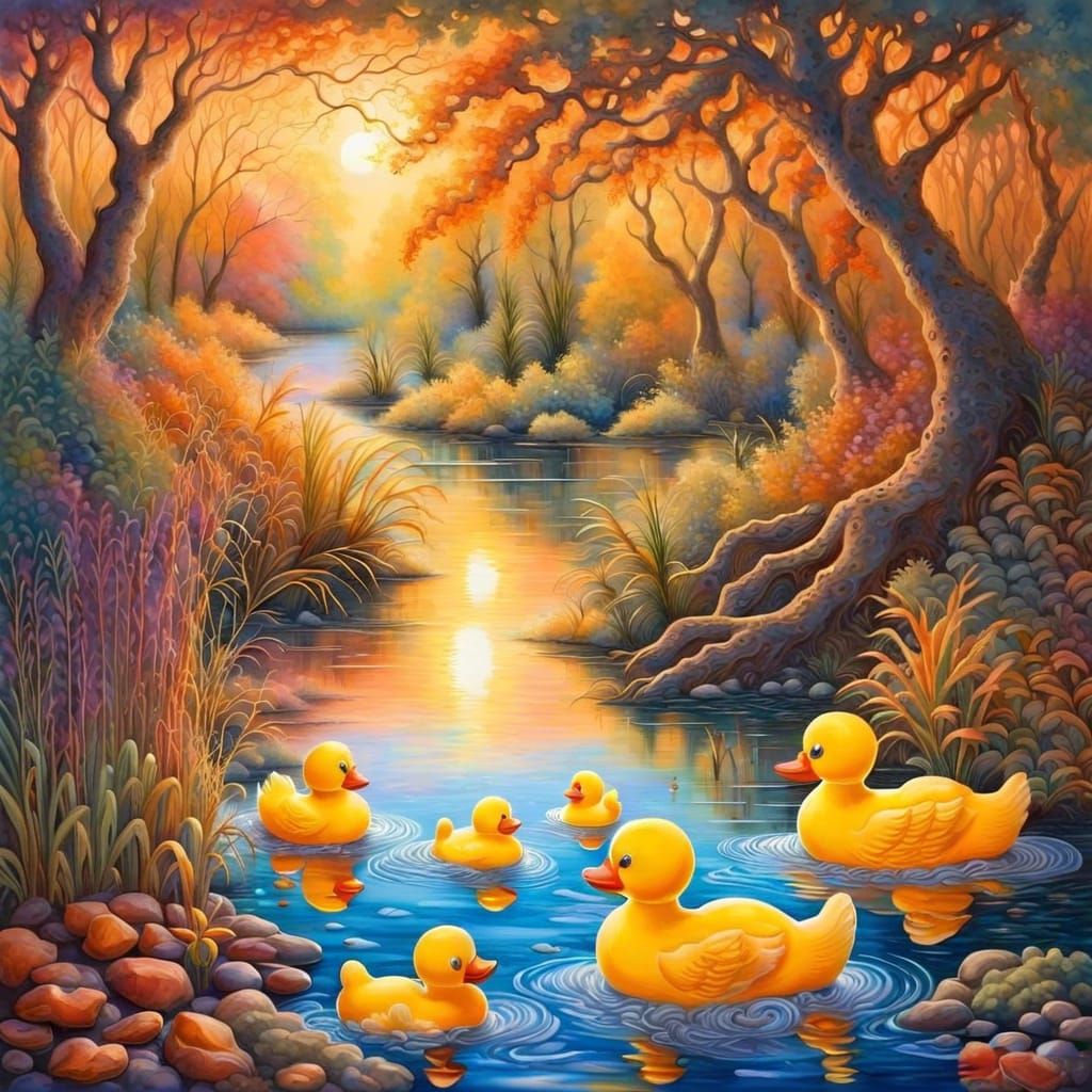 Rubber Duck Family Portrait