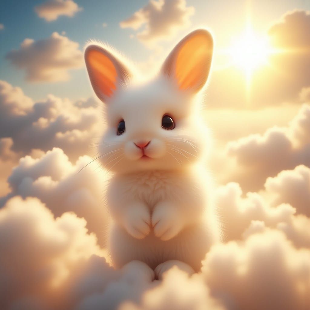 Rabbit in Divine Sunshine, Soft Focus