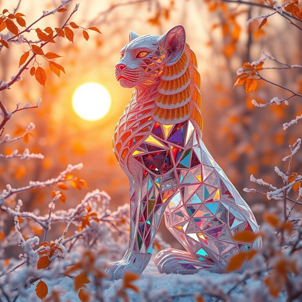 An autumn crystallized sphinx