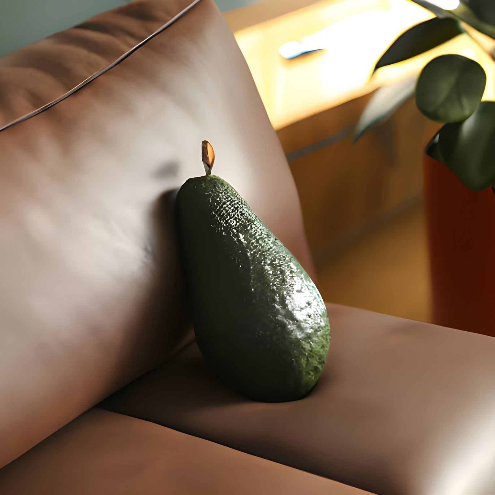 Avocado Couch: Professional Photography with Bokeh