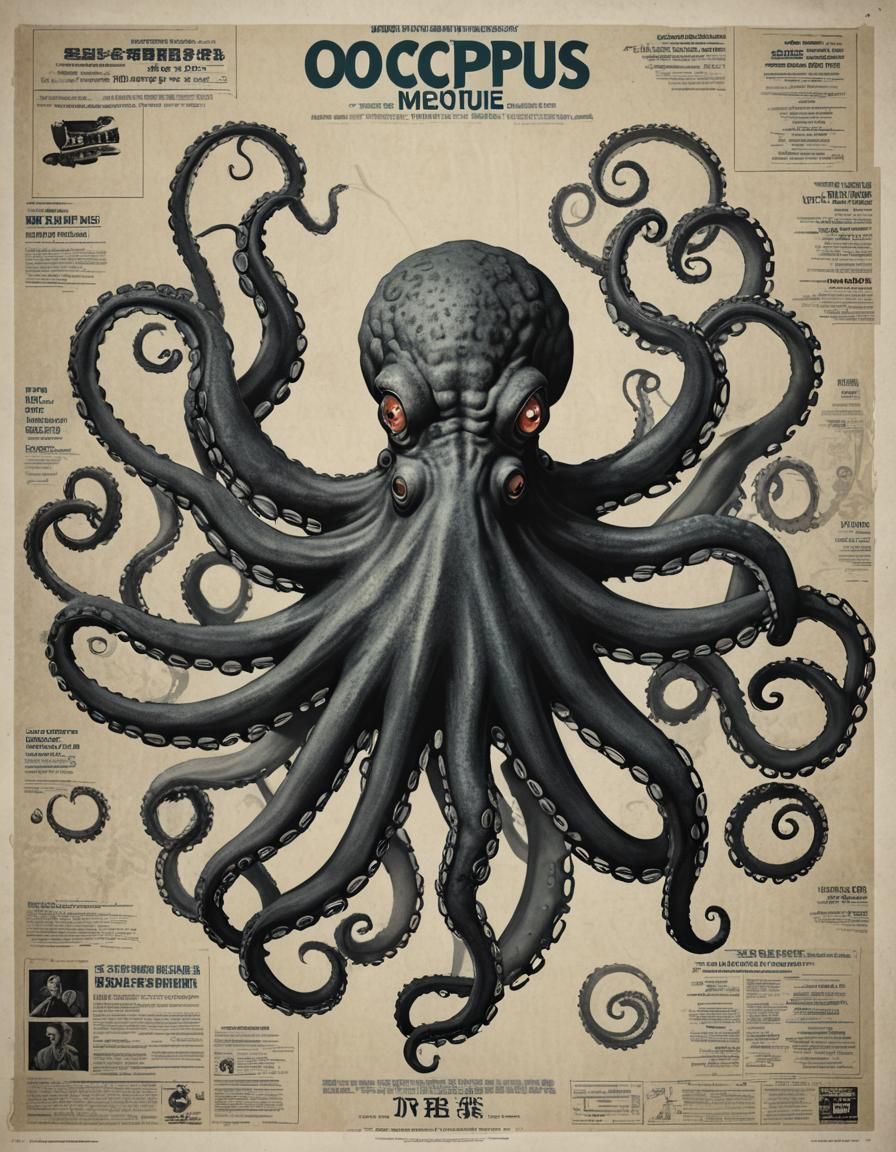 Octopus Movie Poster Art
