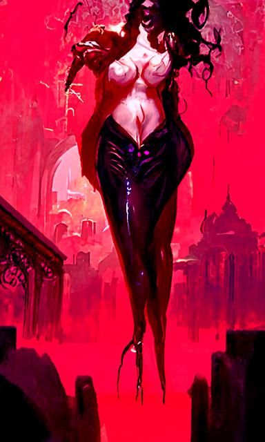 Sinister Lust: A Greg Rutkowski-Inspired Digital Painting