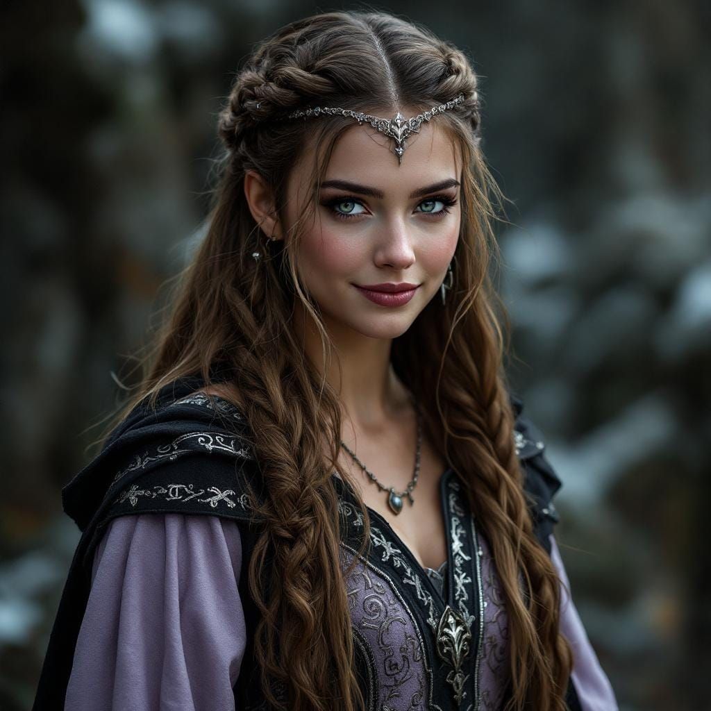 Lofn, Viking Goddess of Forbidden Love in Silver