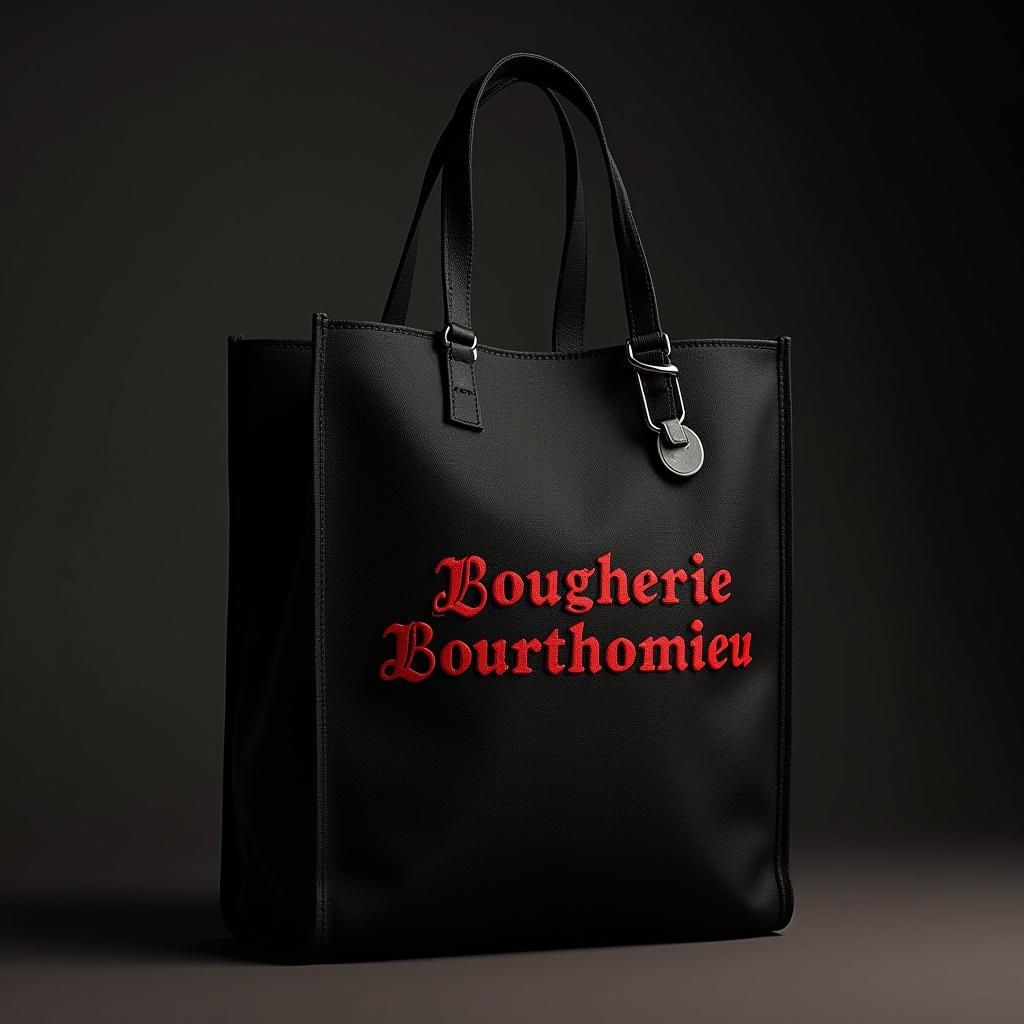 Boucherie Bourthomieu Black Bag in Lunar Setting