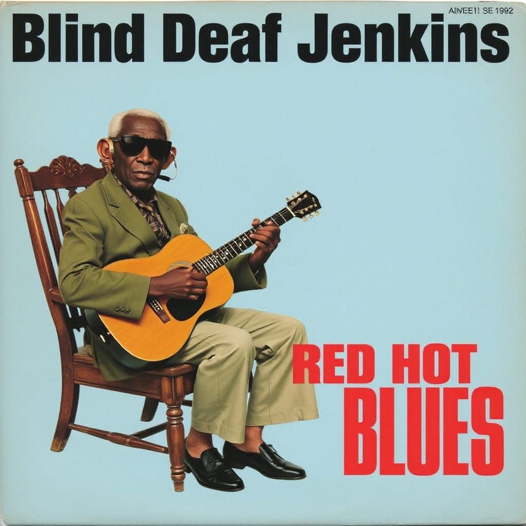 Vintage Blues Album Cover Art