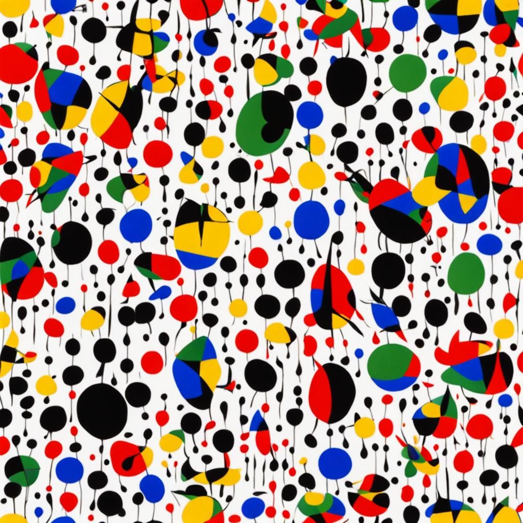 Arlequin Jump: Abstract Expressionist Painting