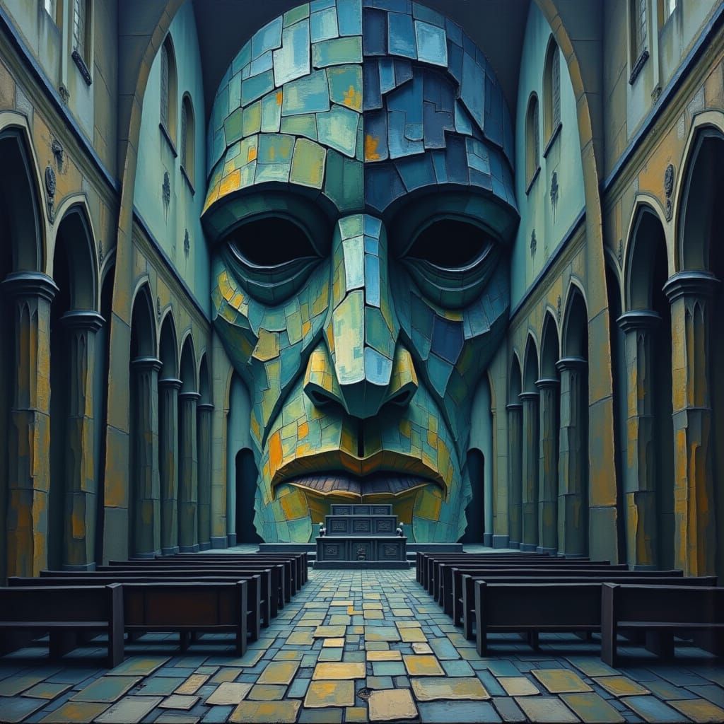 Cathedral of the Mourning Twin: Spectral Grief Surrealism