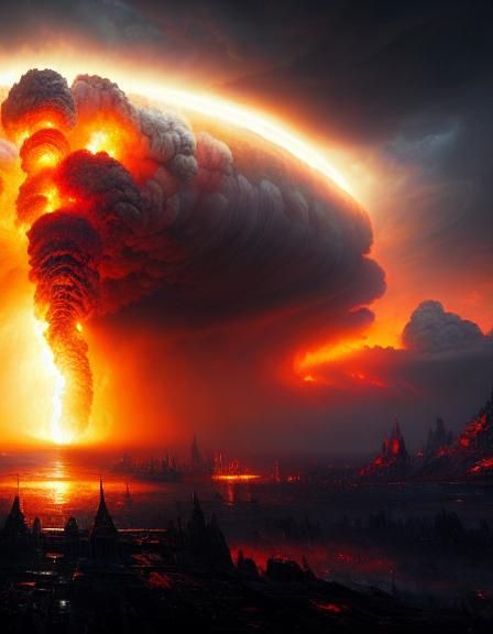 Armageddon: Dark Fantasy Concept Art in 8k