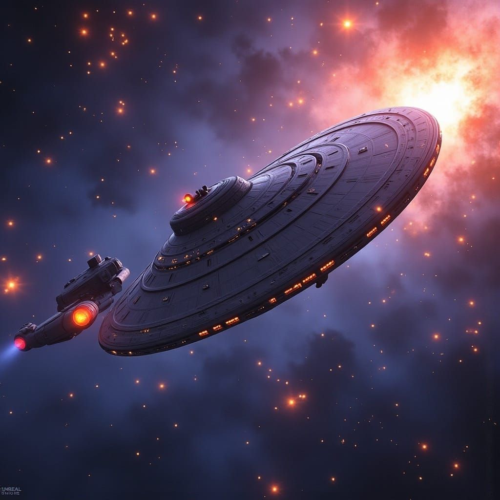 Starship Enterprise Owner: Detailed Matte Painting