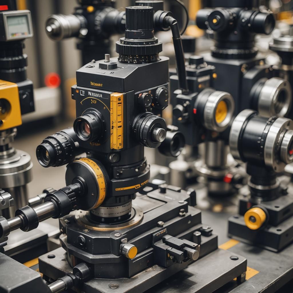 Industrial Equipment Photo with Bokeh and Natural Light