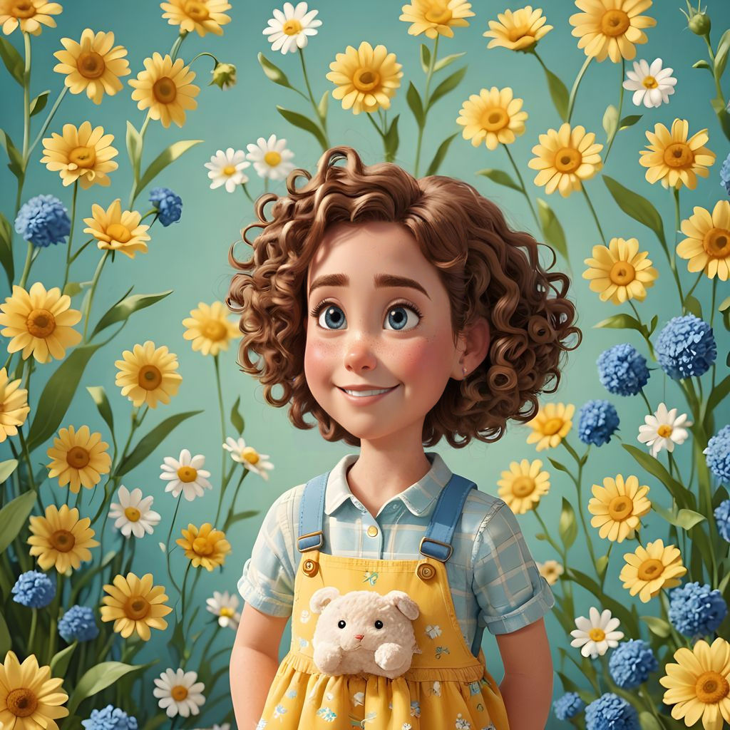 Disney Pixar Style Full Body Character