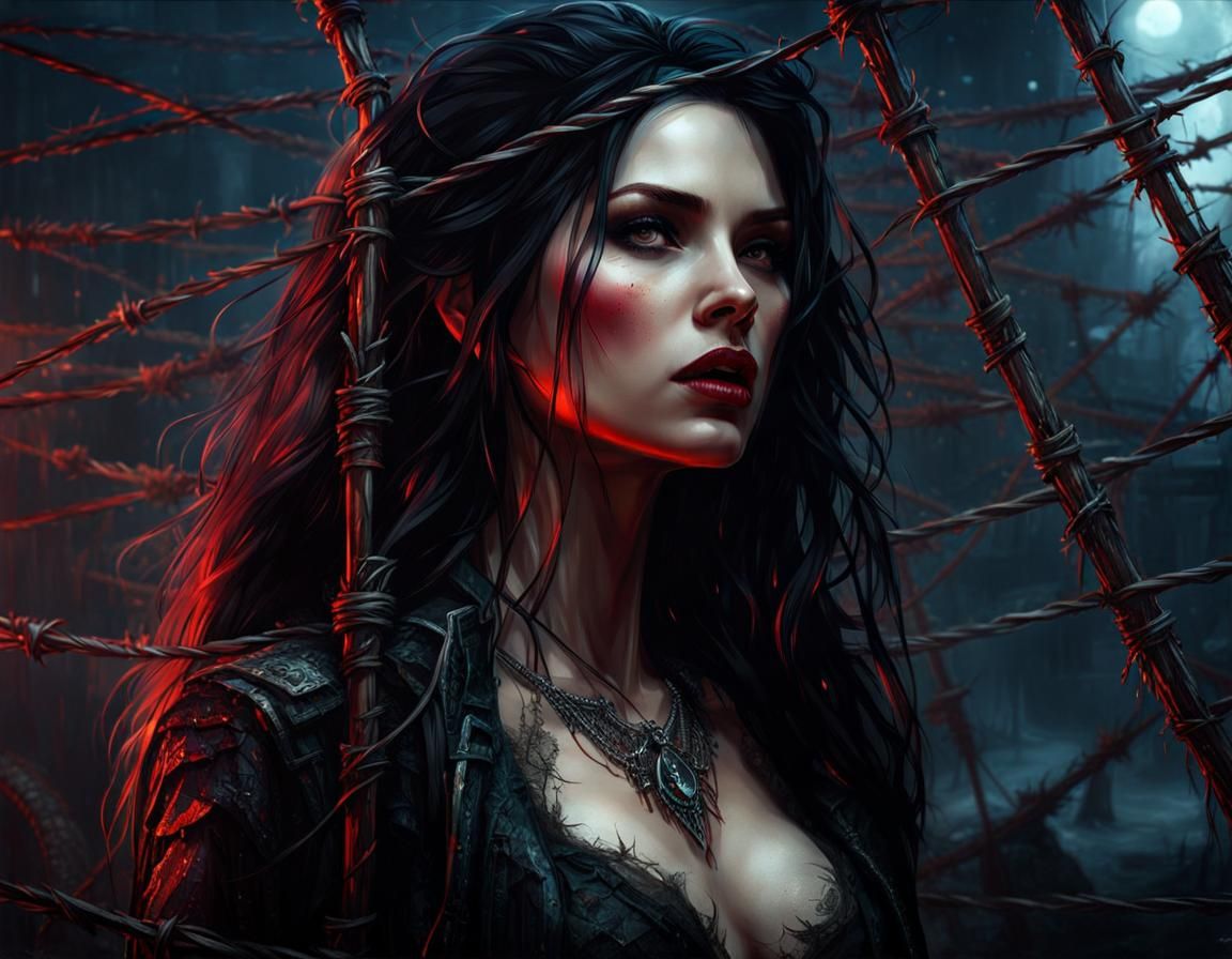 Stay behind the barbed wire