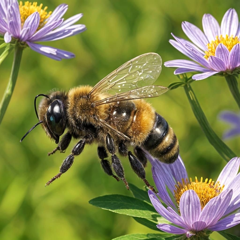 Bees: Amazing News from AI Image Generator