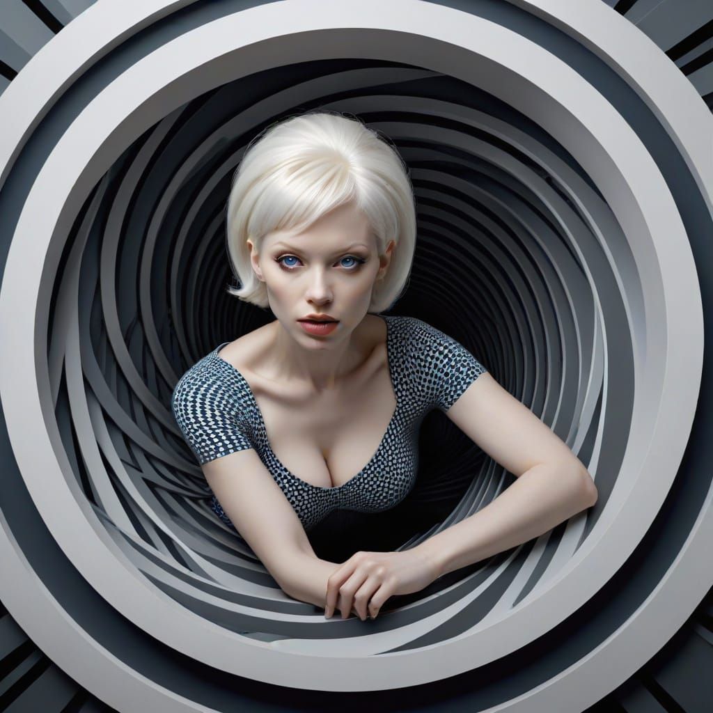 Optical Illusion: Concentric Figures in Motion