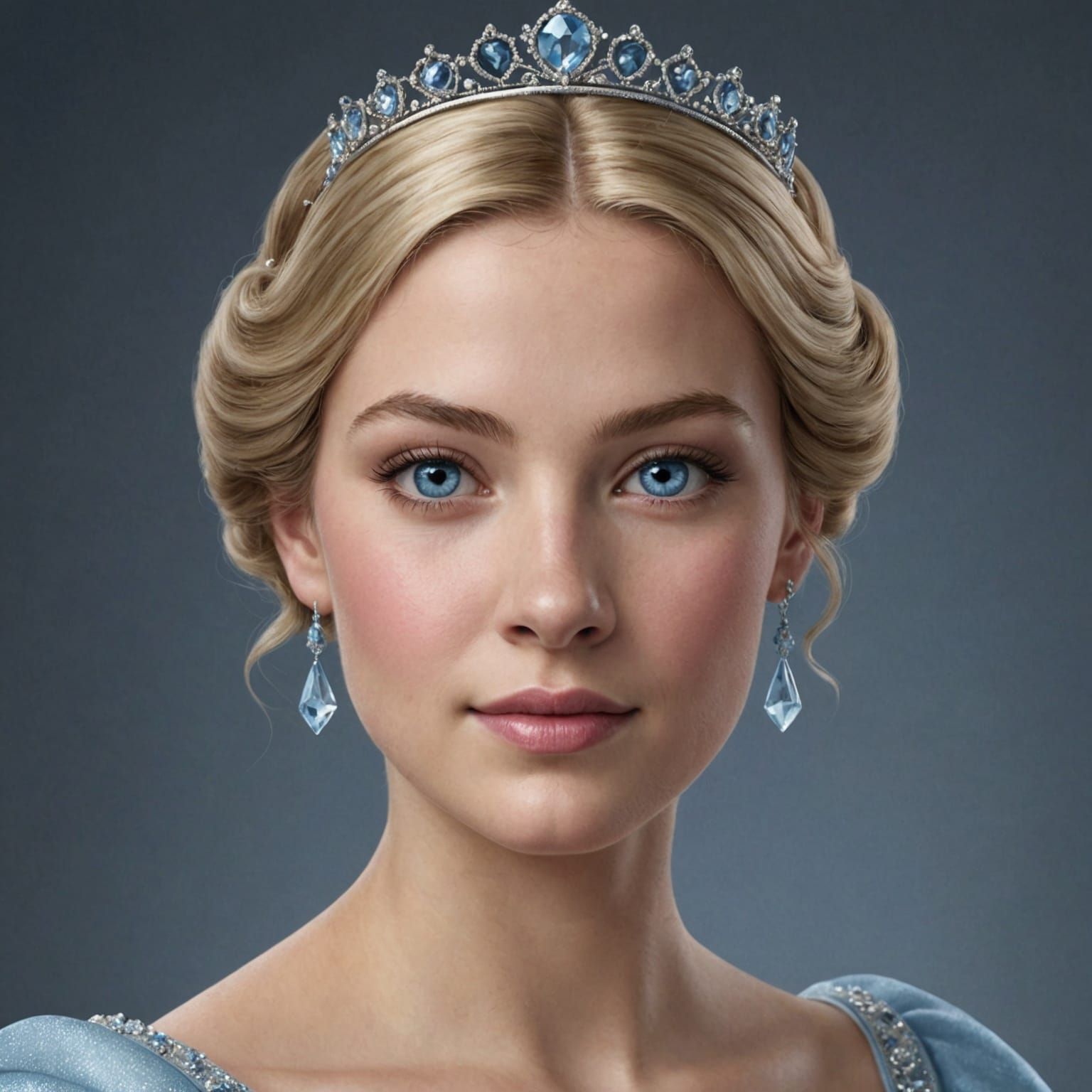 Photorealistic Portrait of Princess Cinderella