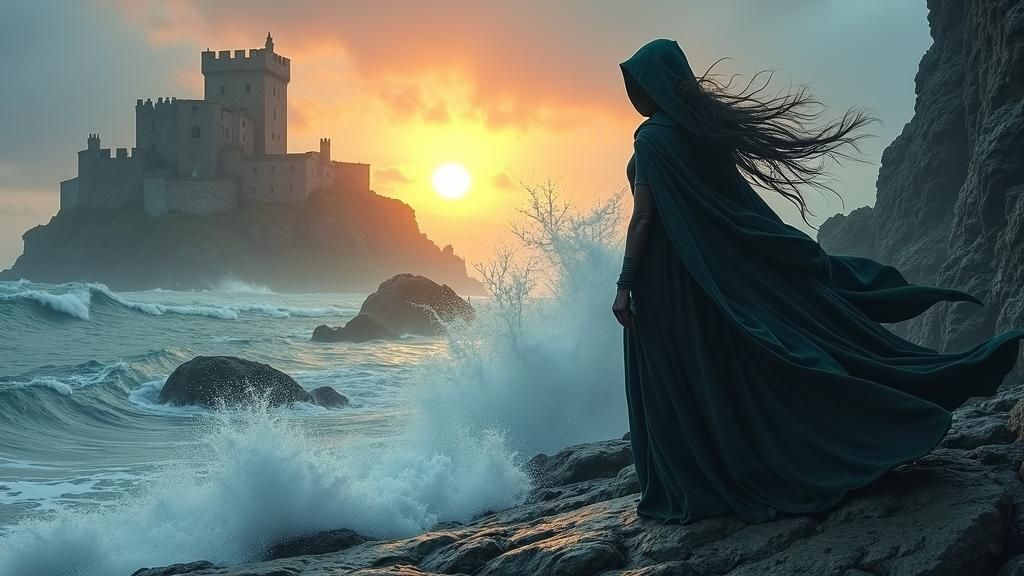 Clíodhna, Queen of the Banshees on Irish Coast