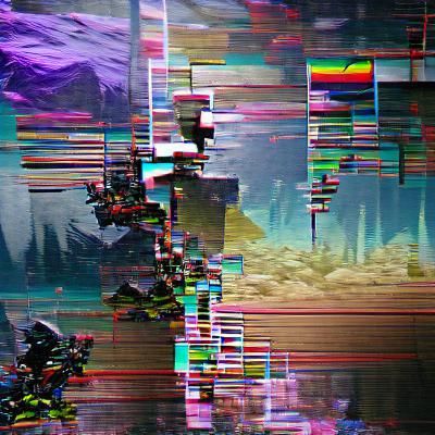 Abstract Glitch Art: Dynamic Distortion