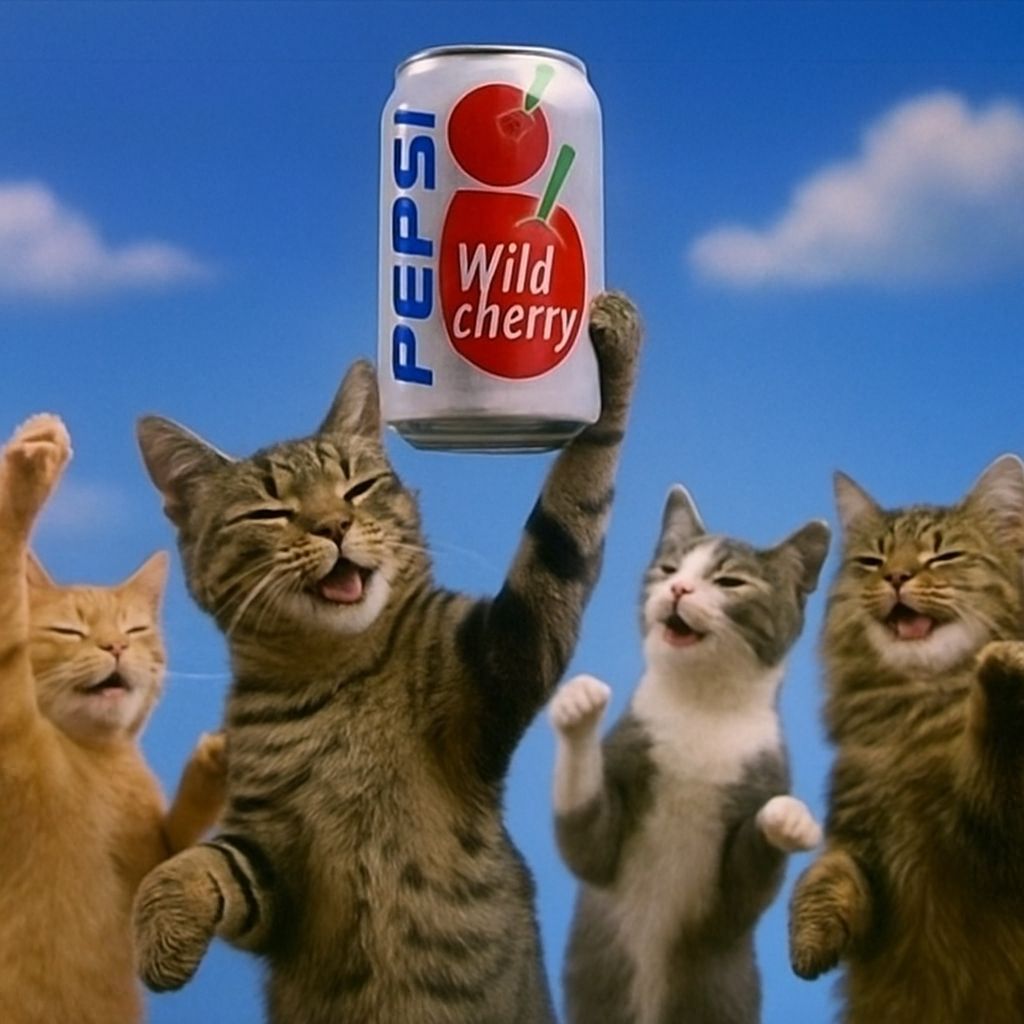 Dancing Cats Promote Pepsi in 90s TV Ad
