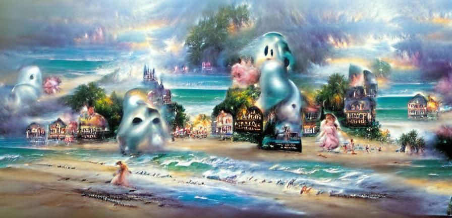 Ghost's Beach Day in Polished Style