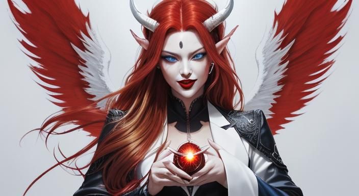 Angels and Demons Clash in Graffiti Art