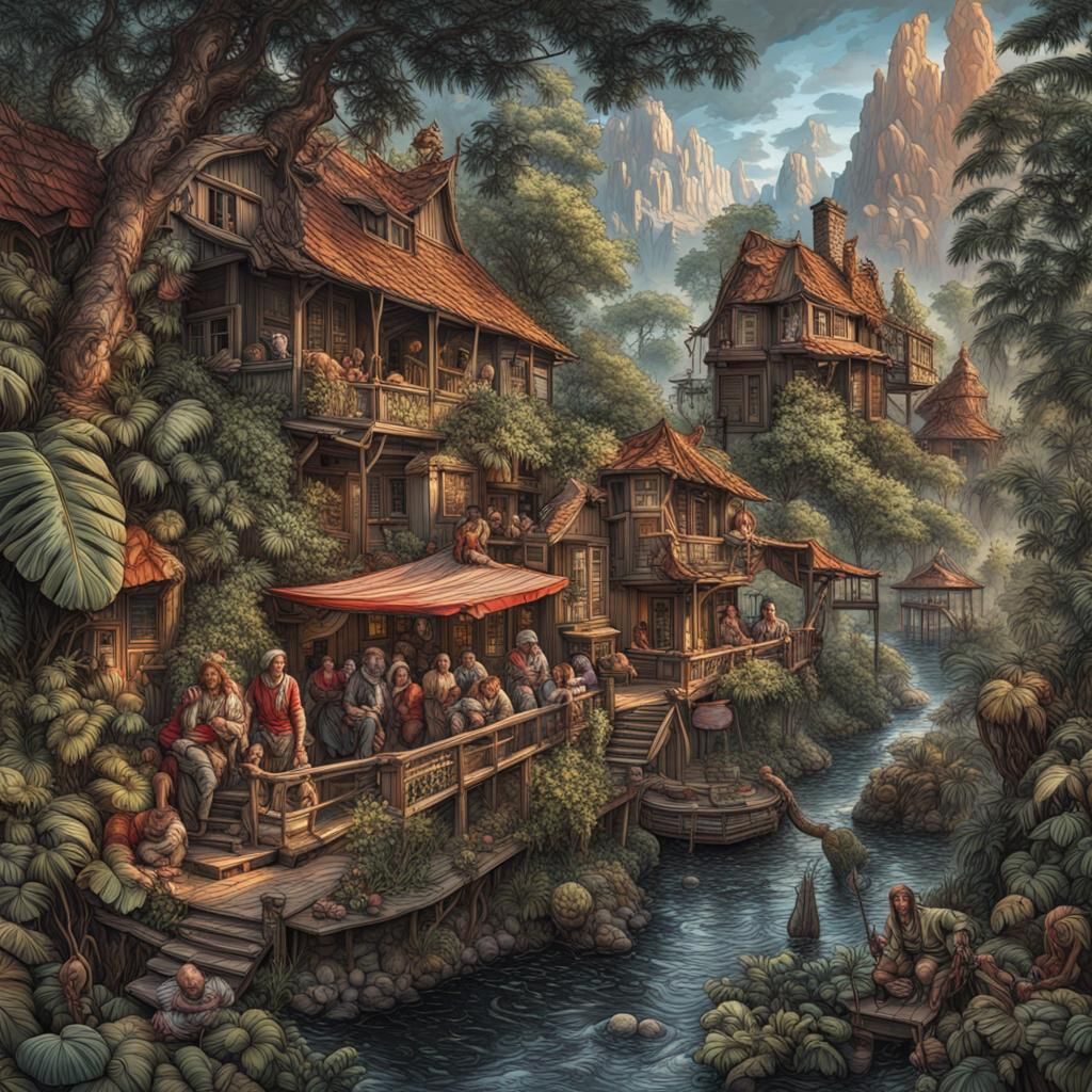 The village on the river
