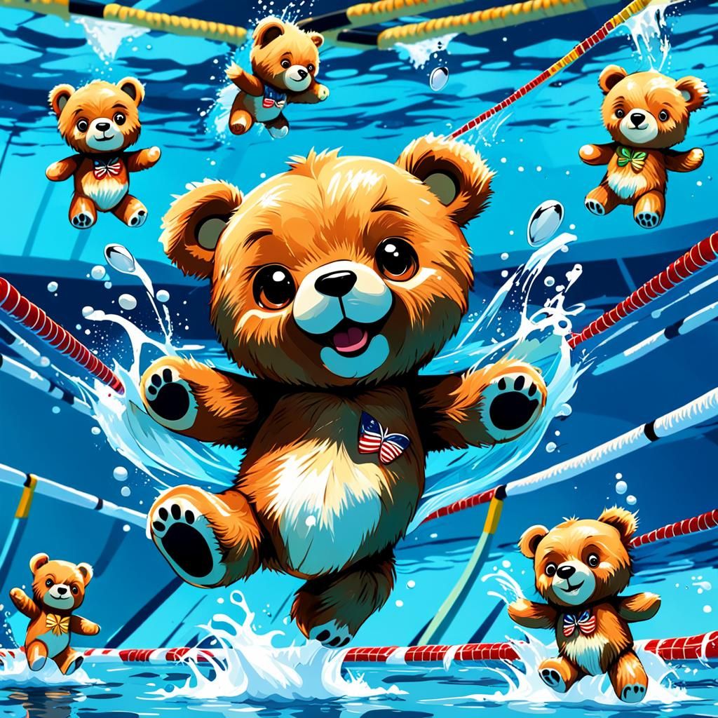 tiny chibi teddy bears